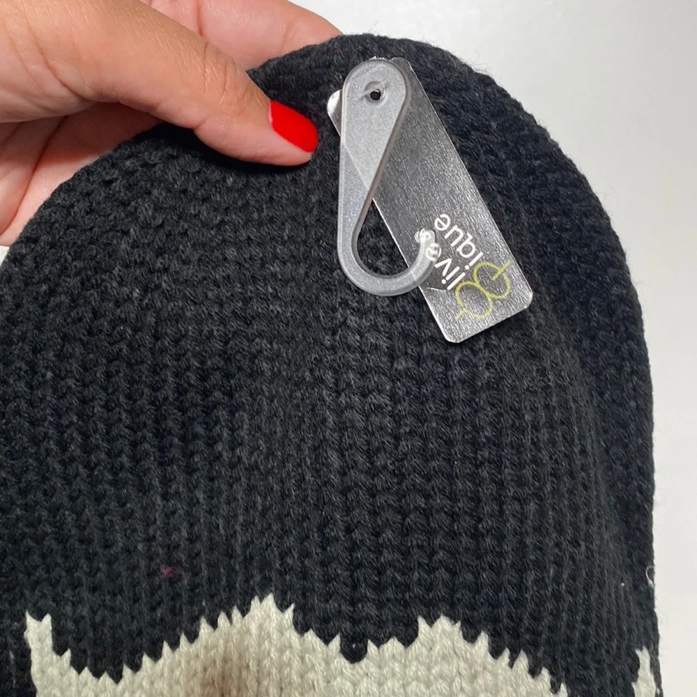 Olive & Pique Mustache Beanie